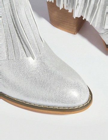 Botine Shein CUCCOO, argintiu