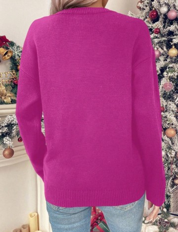 Pulover Shein Curve+, roz