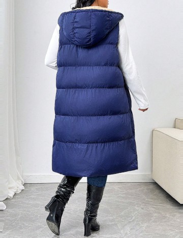 Vestă Shein Curve+, albastru