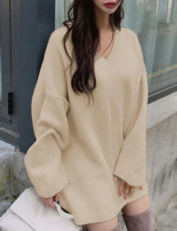 Rochie mini Shein DAZY, bej