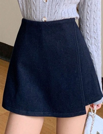 Fustă Pantalon Shein DAZY, bleumarin