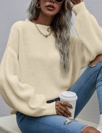 Pulover Shein, crem