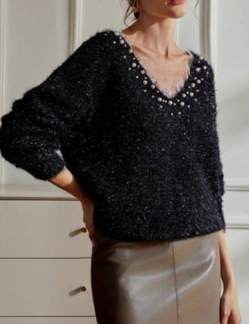 Pulover Shein, negru