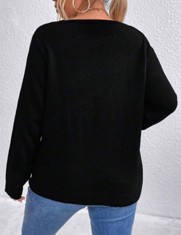 Pulover Shein Curve+, mix culori