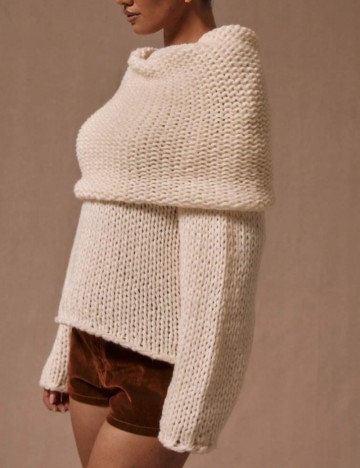 Pulover Shein, crem