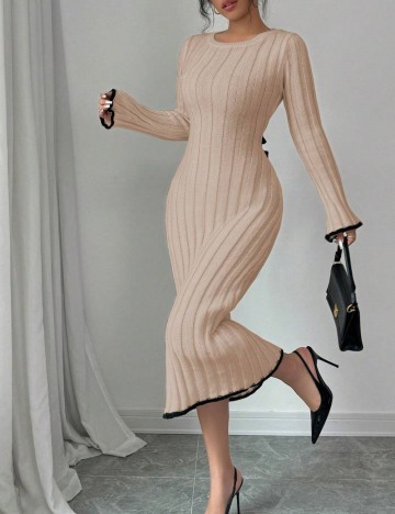 Rochie maxi Shein, bej