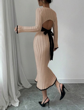 Rochie maxi Shein, bej