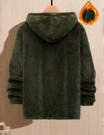 Hanorac Shein MANFINITY, verde