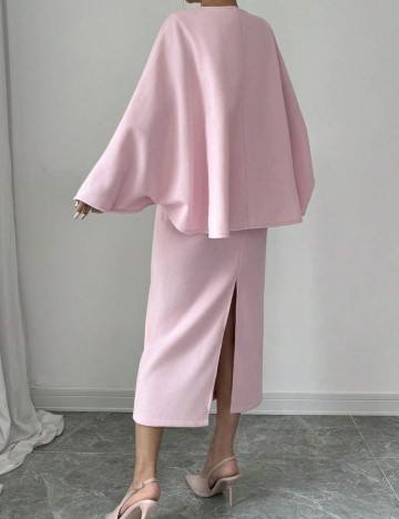 Set Rochie și Cardigan Shein, roz