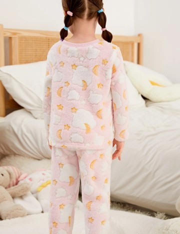 Compleu pijamale Shein, roz