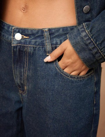 Jeans Shein Forever 21, albastru