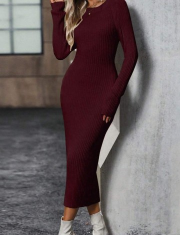 Rochie maxi Shein, vișiniu