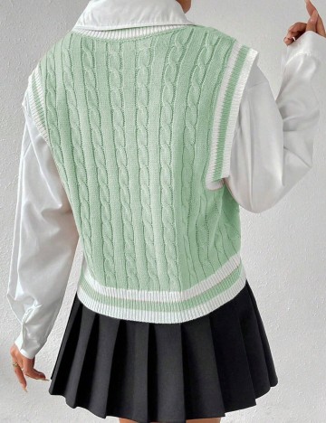 Vestă Shein, verde