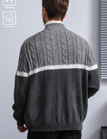 Cardigan Shein MANFINITY, gri