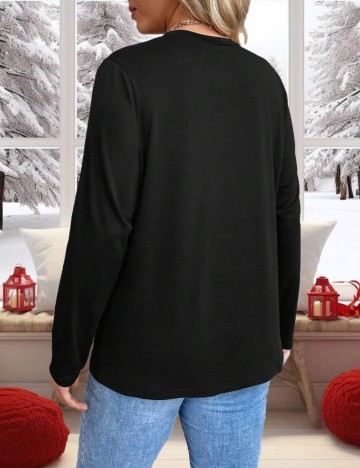 Bluză Shein Curve+, negru