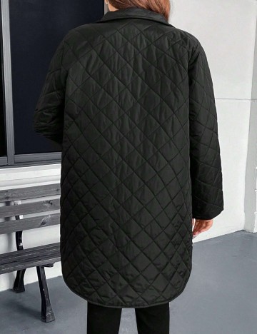 Geacă Shein Curve+, negru