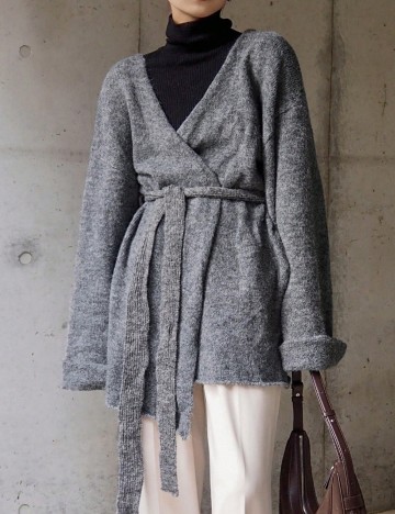 Cardigan Shein FRIFUL, gri