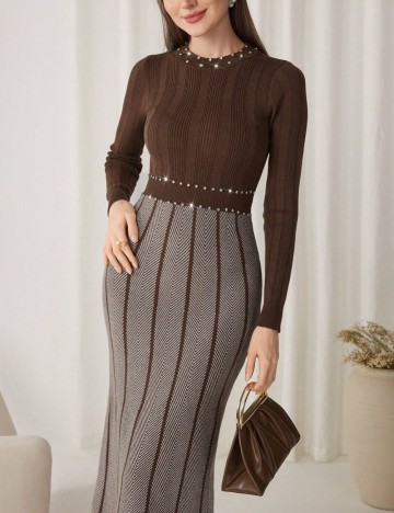 Rochie maxi Shein, mix culori