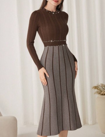 Rochie maxi Shein, mix culori