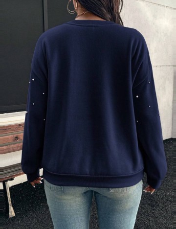 Bluză Shein Curve+, bleumarin