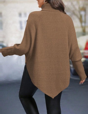 Pulover Shein Curve+, maro