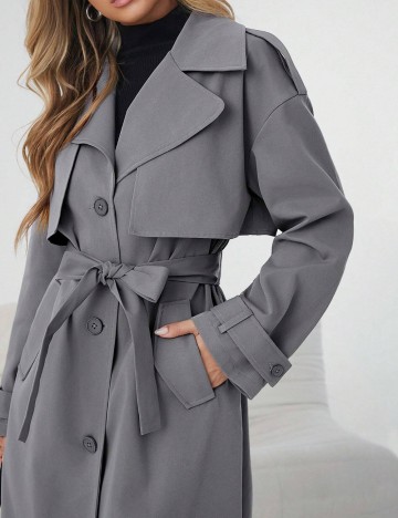 Trench Shein, gri