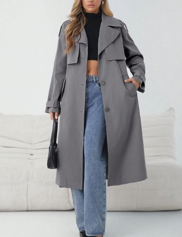 Trench Shein, gri