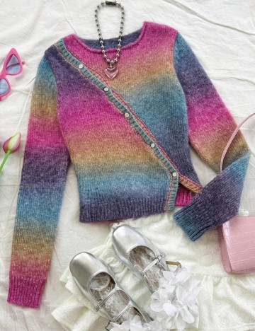 Pulover Shein, mix culori