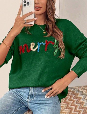 Pulover Shein, verde