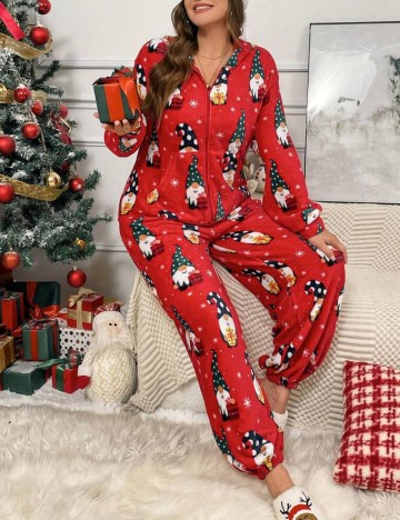 Salopeta Pijama Shein Curve+, mix culori