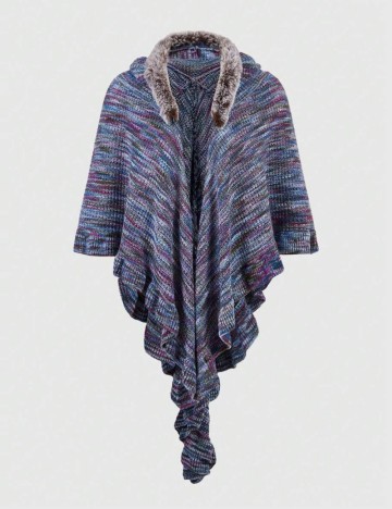 Poncho Shein Romwe, mix culori