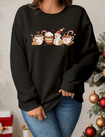 Bluză Shein Curve+, negru