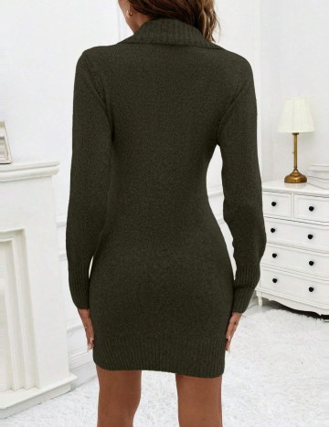 Rochie mini Shein, kaki