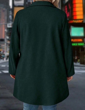 Palton Shein Curve+, verde