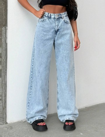 Jeans Shein, albastru