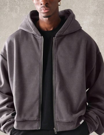 Hanorac Casual Shein SUMWON, gri