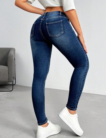 Jeans Shein, albastru