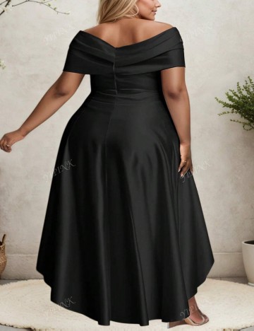 Rochie midi Shein Curve+, negru