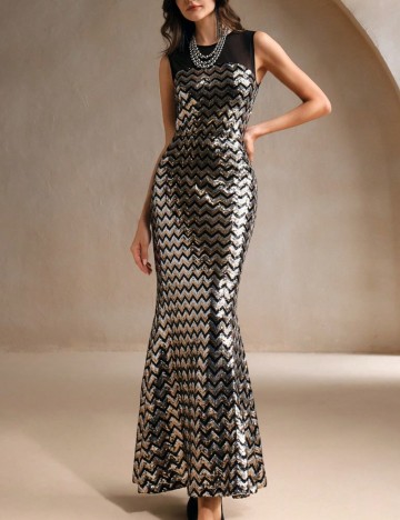Rochie maxi Shein, mix culori