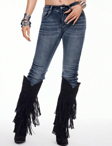 Jeans Shein, albastru