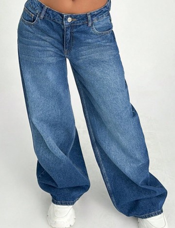 Jeans Shein, albastru denim