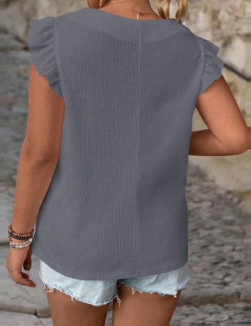 Tricou Shein Curve+, gri