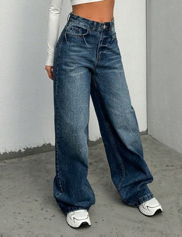 Jeans Shein, albastru