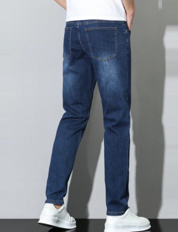Jeans Shein MANFINITY, albastru