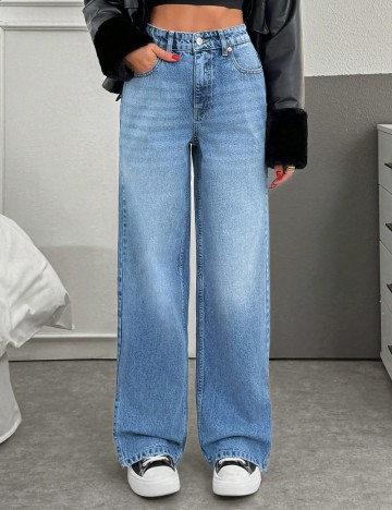 Jeans Shein, albastru