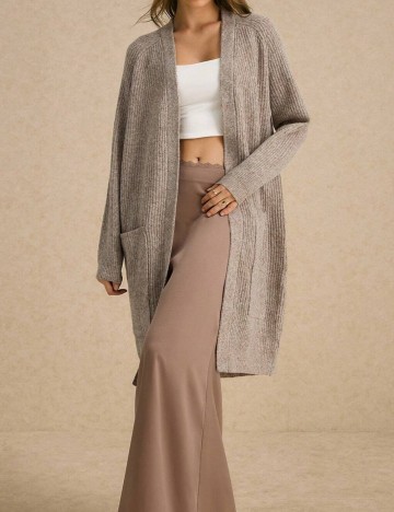 Cardigan Shein, bej