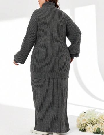 Compleu Shein Curve+, gri