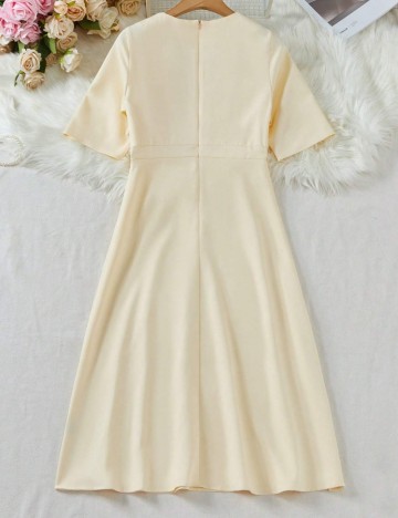 Rochie midi Shein, crem