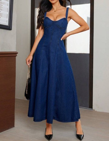 Rochie de blugi Shein, albastru