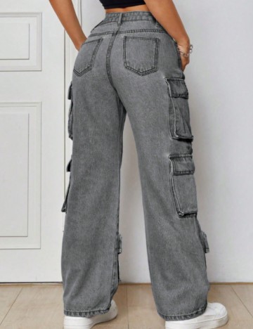 Jeans Shein, gri